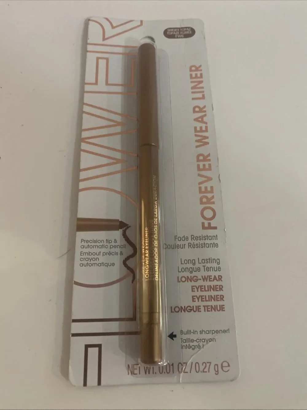 Flower Forever Wear Liner Long-Wear Eyeliner Smokey Topaz Makeup
